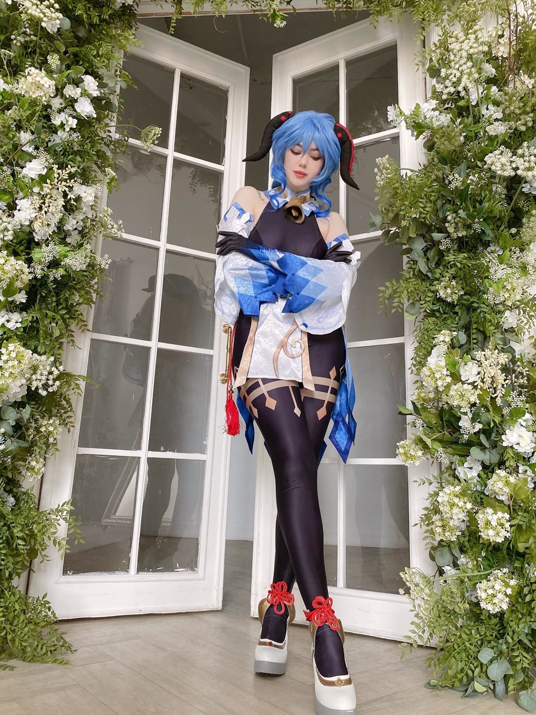 Ganyu hot sexy cosplay by Alina Becker 2