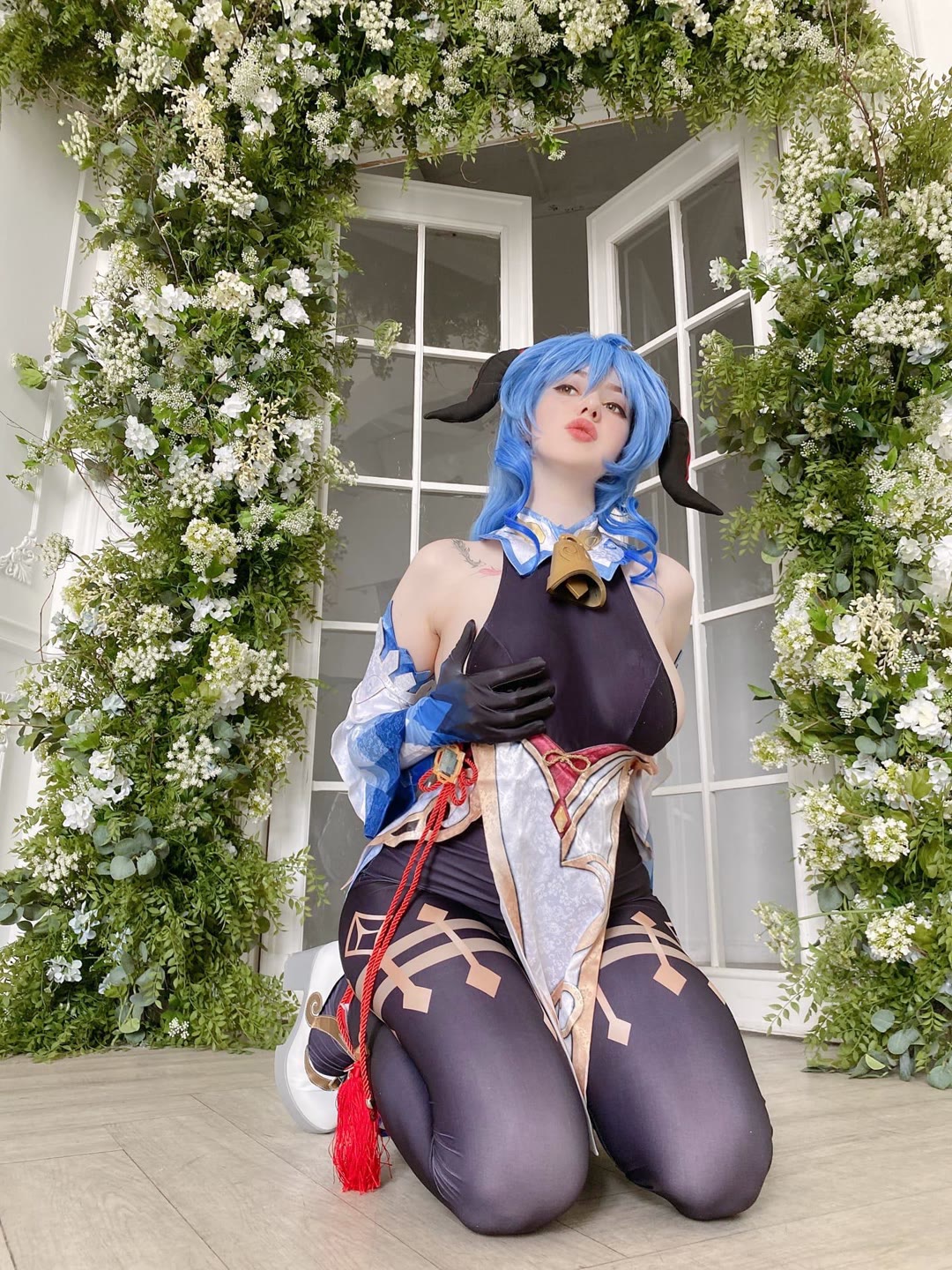 Ganyu hot cosplay photoshoot Alina Becker 4