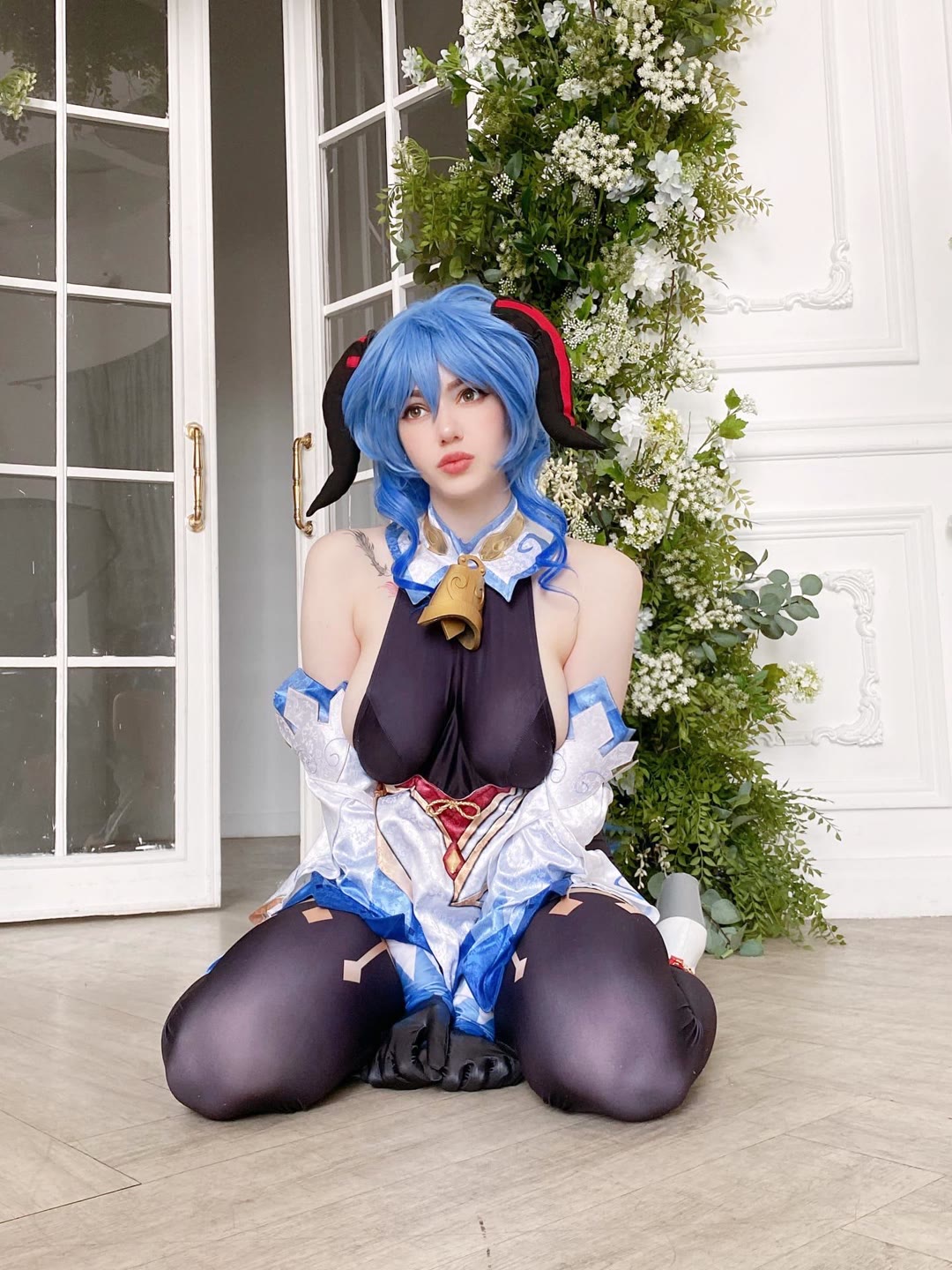 Alina Becker Ganyu hot sexy anime cosplay 5