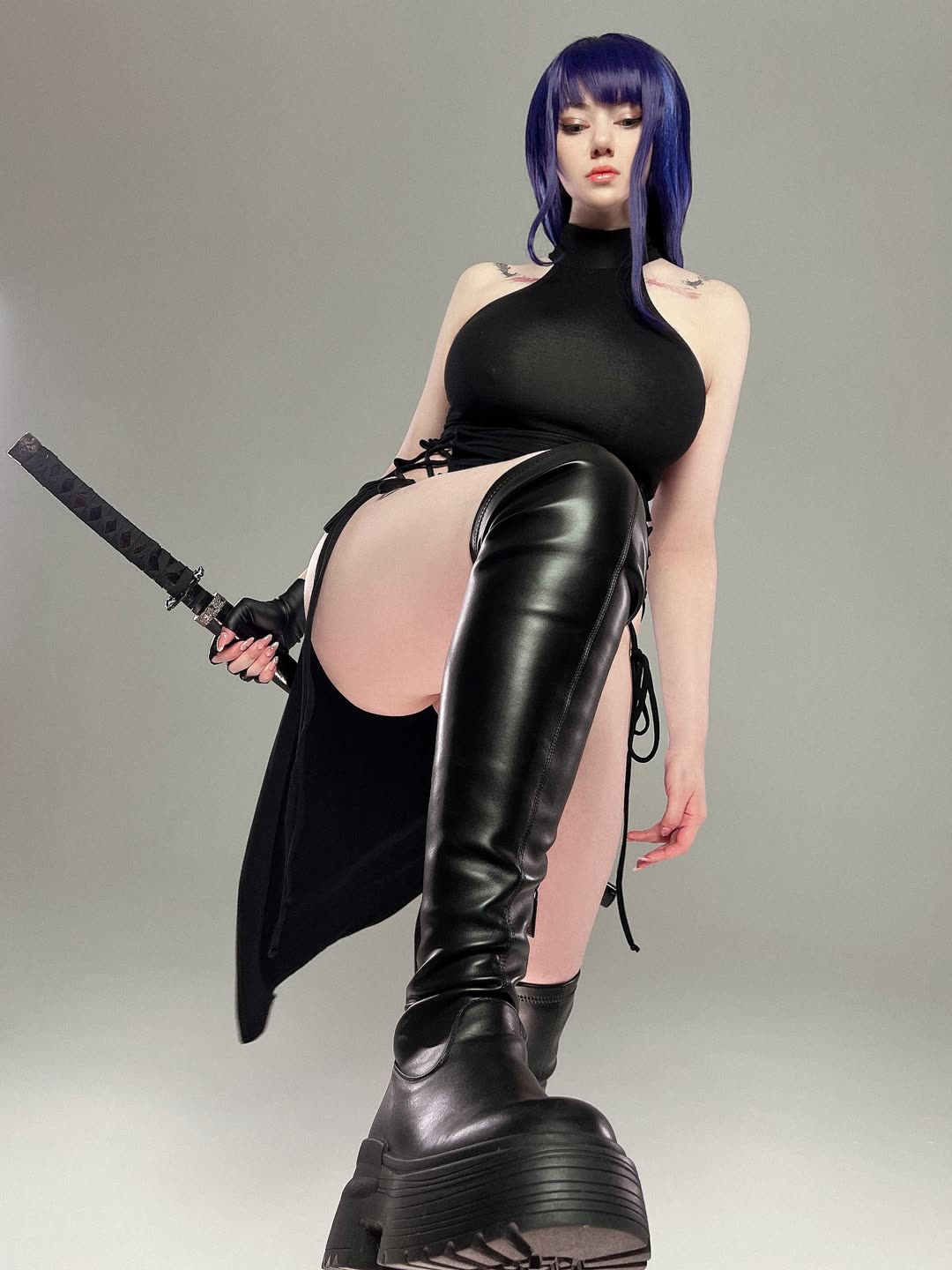 Alina Becker Raiden Shogun cosplay premium fantasy 45