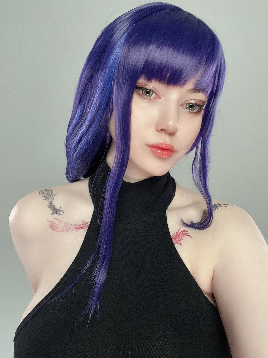 Alina Becker Raiden Shogun cosplay anime model photo 48