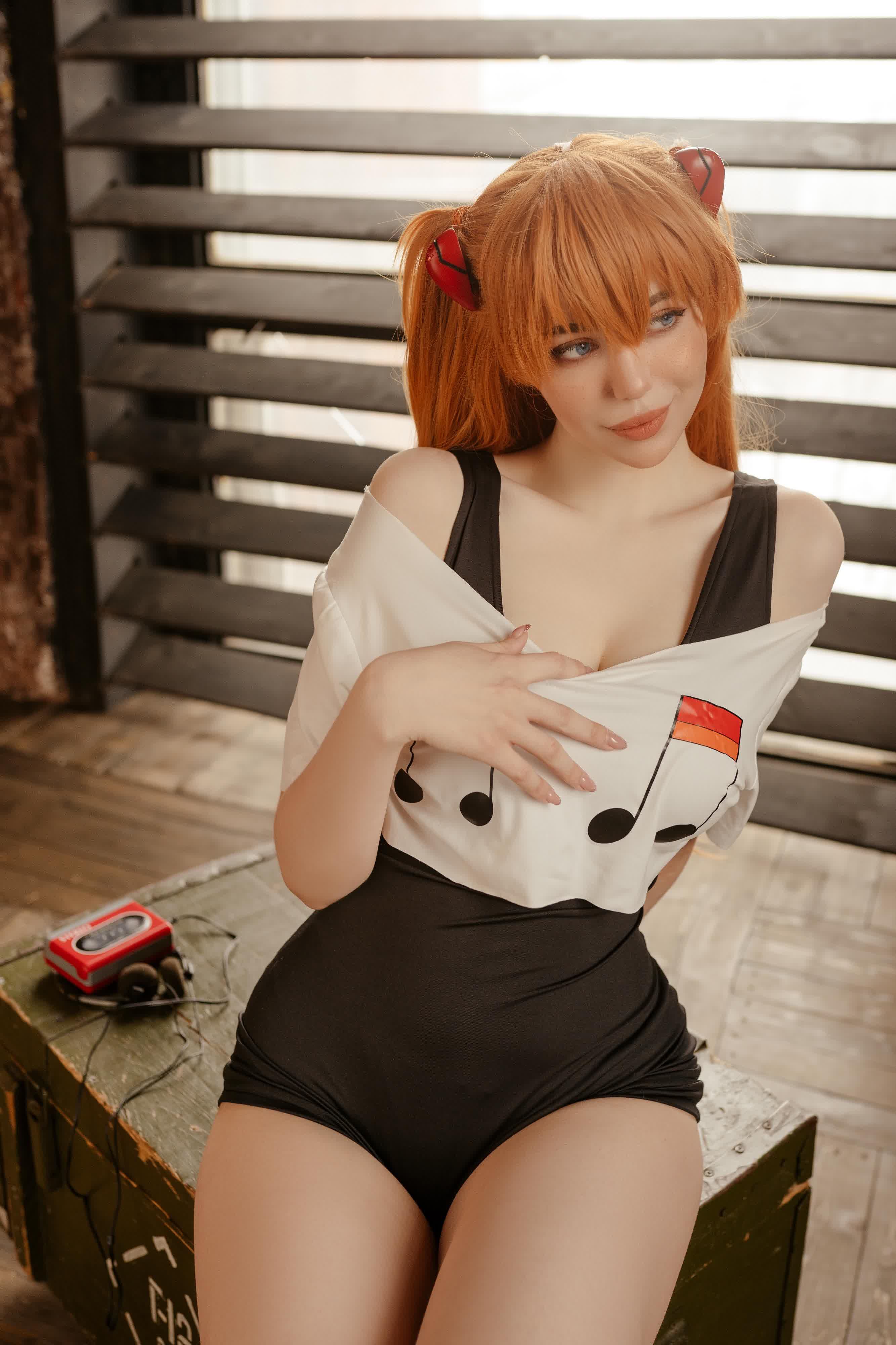 Alina Becker Asuka Langley Casual Cosplay Poster