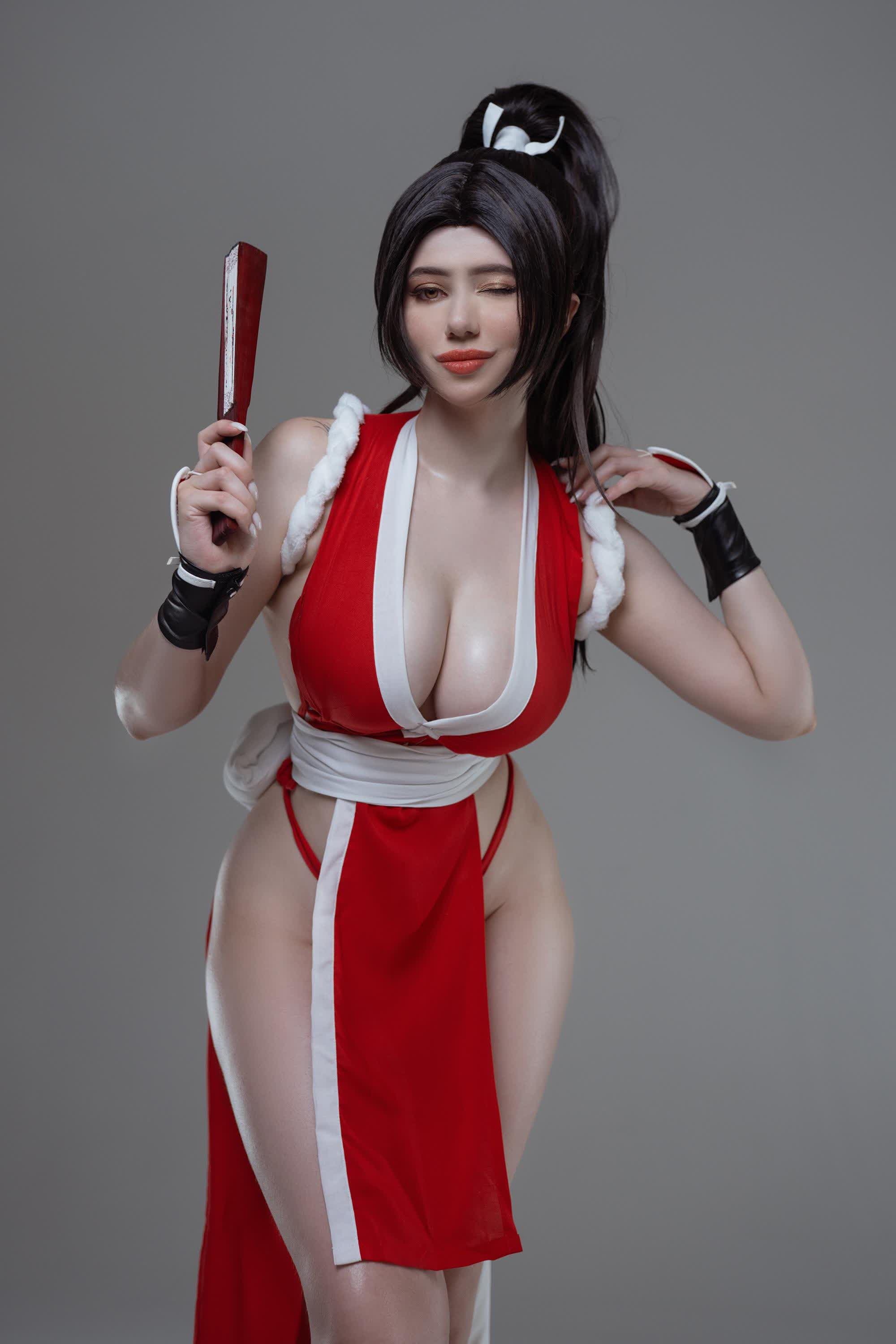 Alina Becker Mai Shiranui cosplay nude leaked photo 1 HD