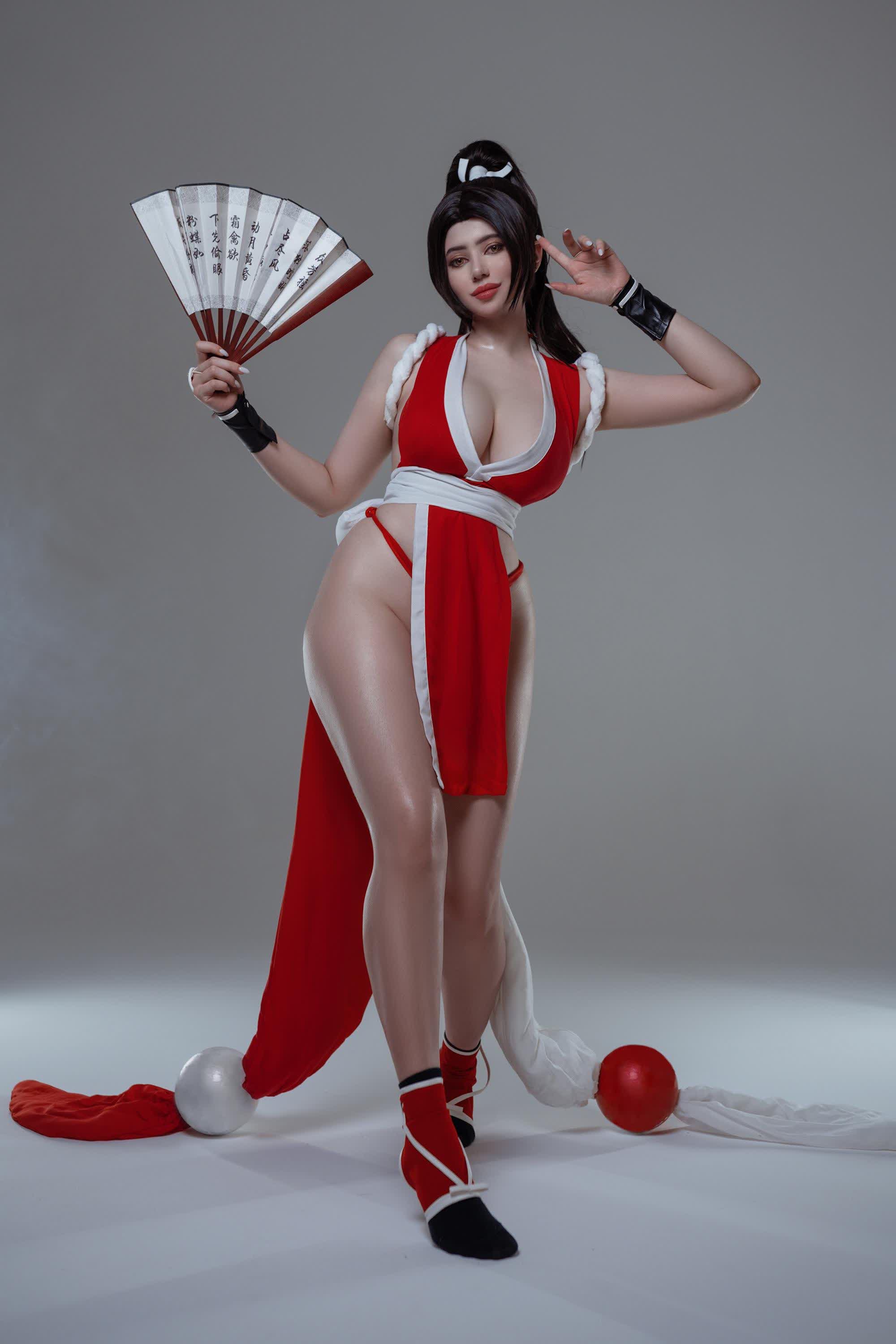 Mai Shiranui cosplay photo 4 Alina Becker nude HD