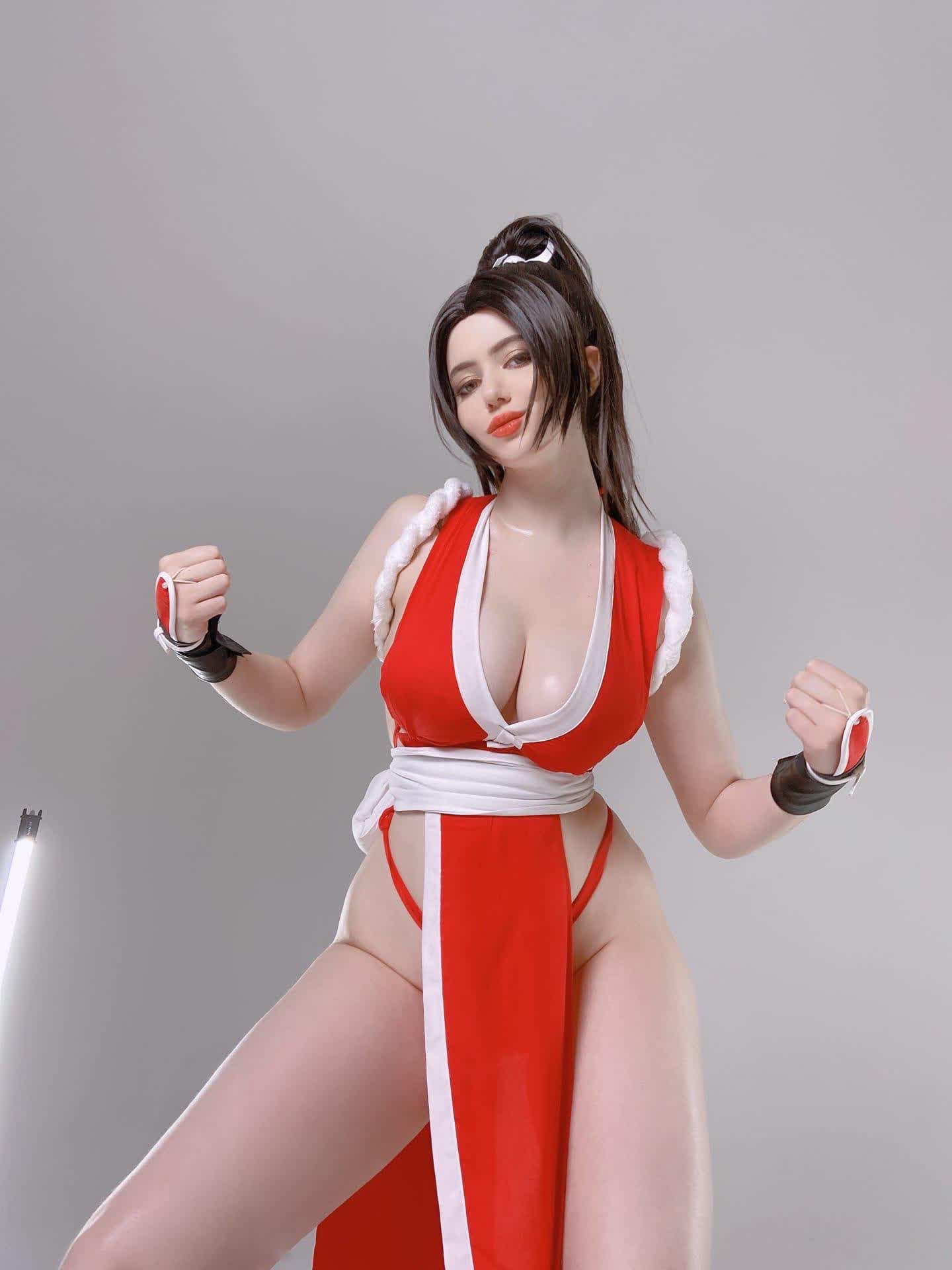Alina Becker Mai Shiranui cosplay photo 41 HD nude adult