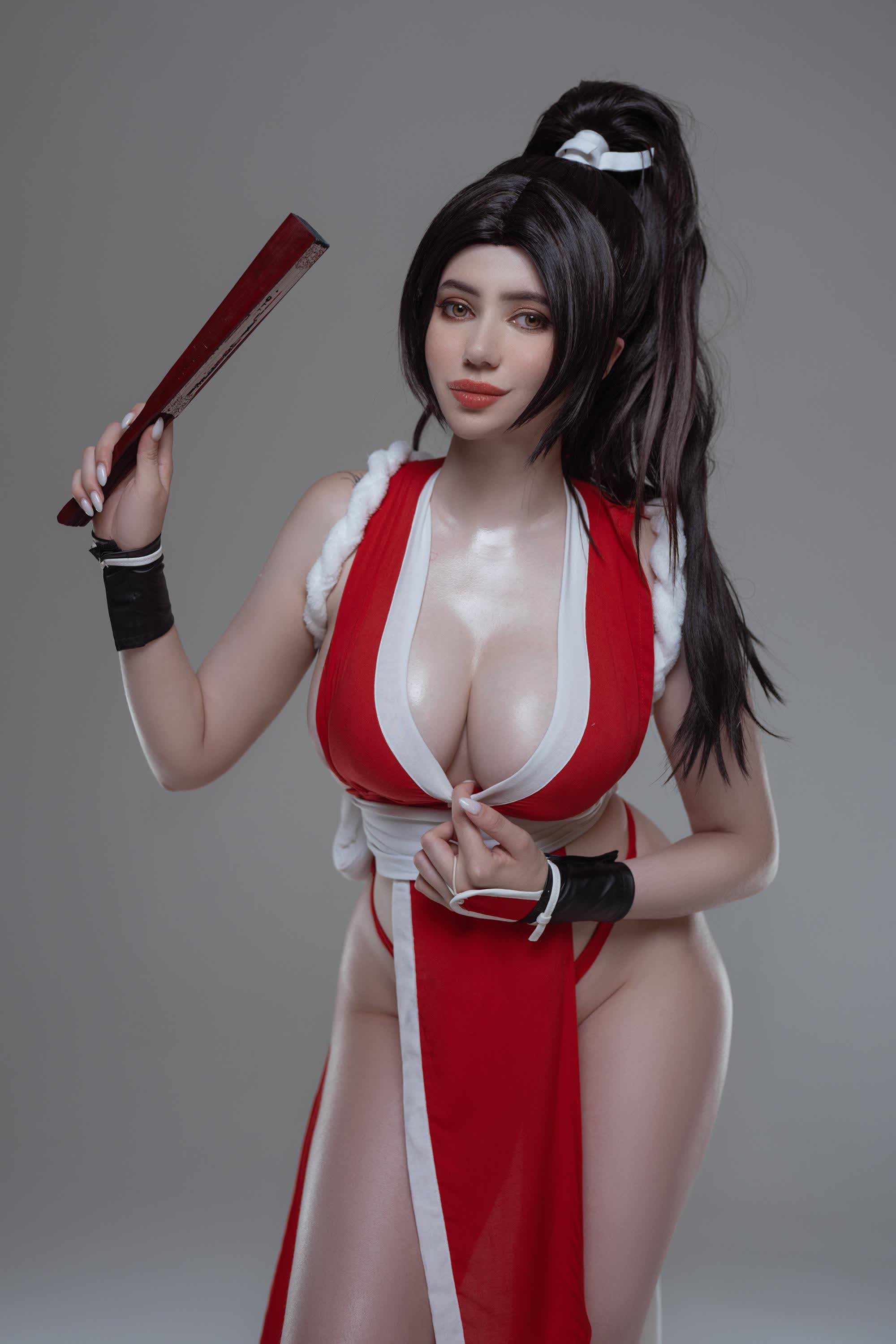 Mai Shiranui cosplay photo 8 Alina Becker leaked nude content