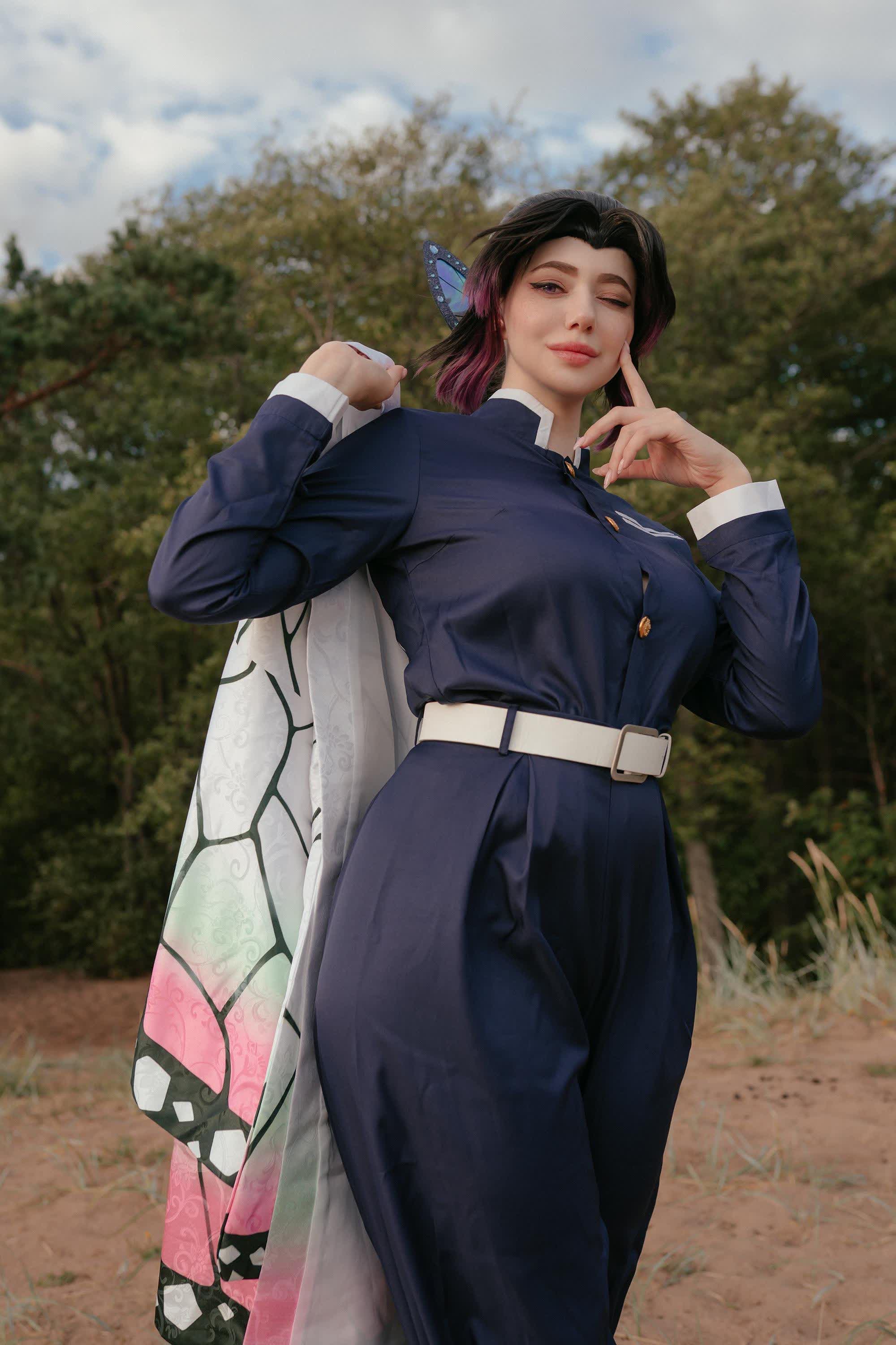 Shinobu Kocho cosplay full body Demon Slayer