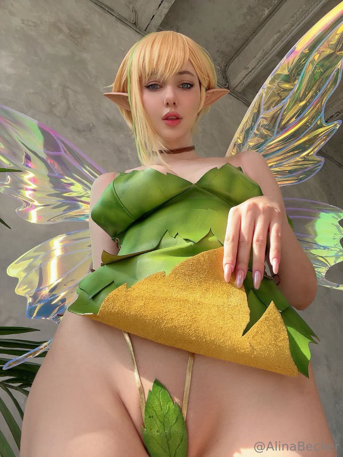 Tinker Bell fairy cosplay photoshoot