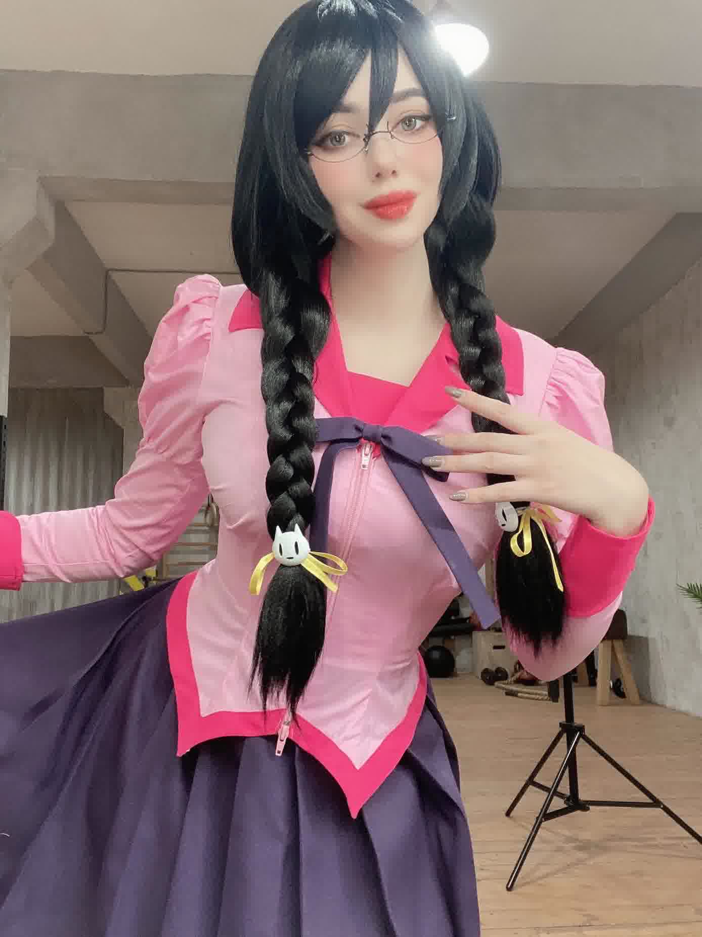 Alina Becker Tsubasa Hanekawa cosplay photo 21 hentai Monogatari cosplay