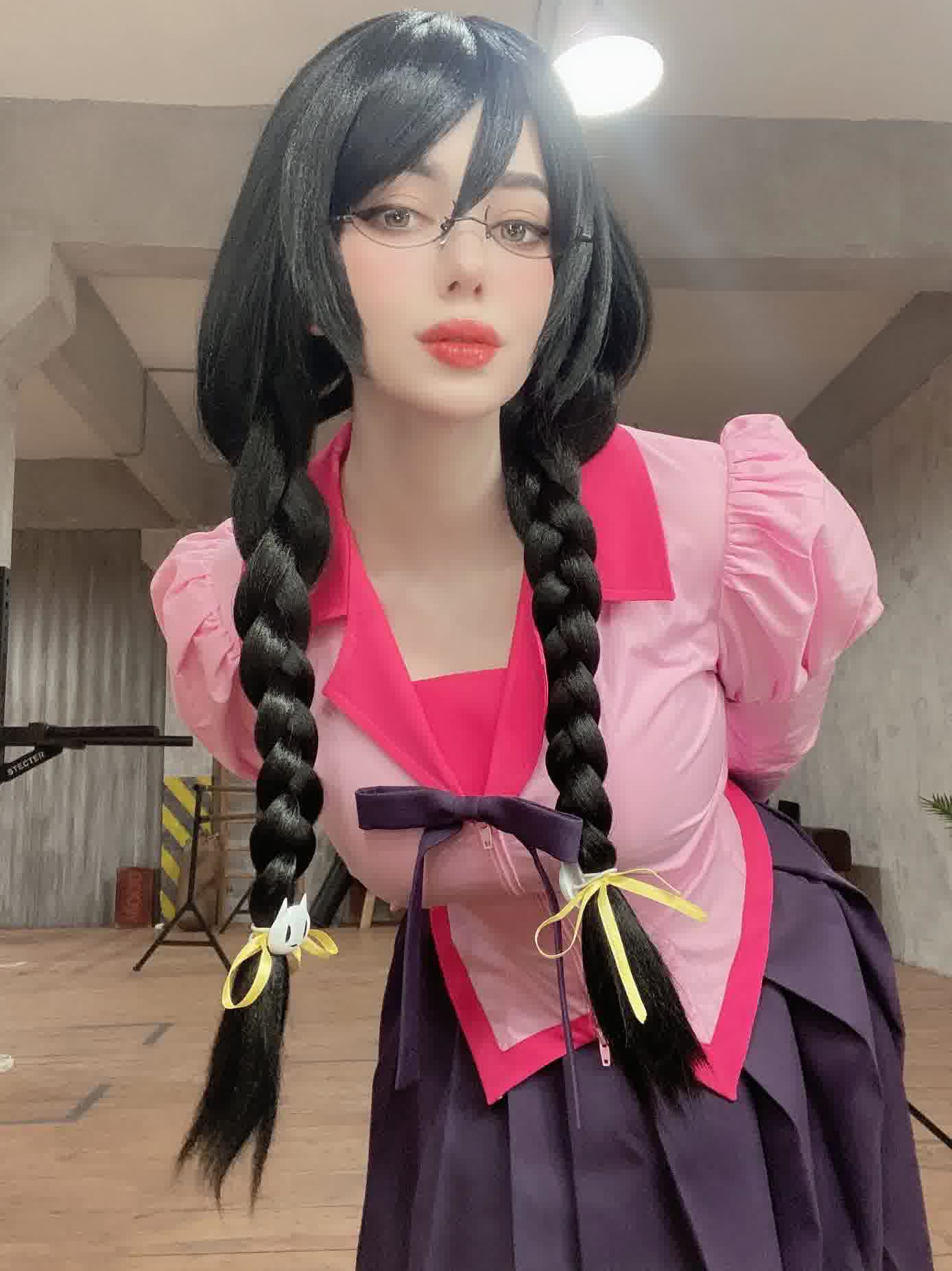 Alina Becker Tsubasa Hanekawa cosplay photo 24 nude cosplay video preview