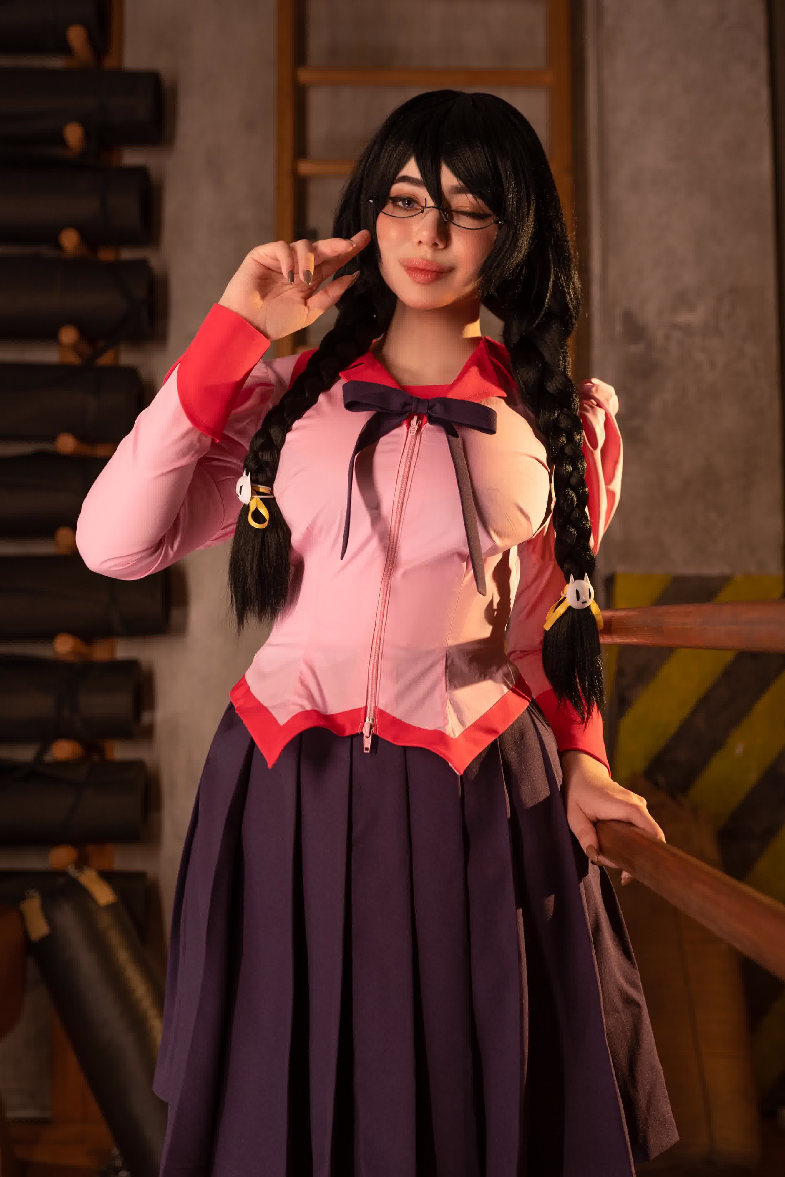 Alina Becker Tsubasa Hanekawa cosplay photo 3 hentai cosplay Monogatari