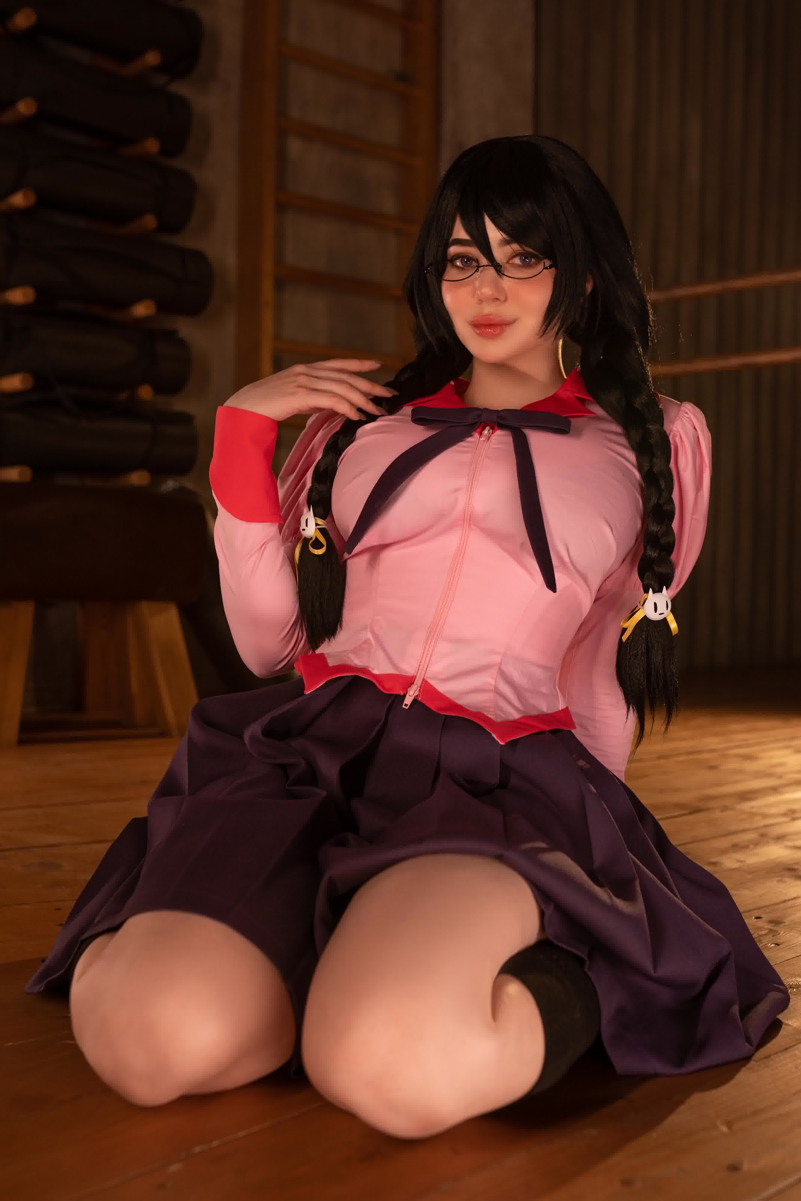 Alina Becker Tsubasa Hanekawa cosplay photo 8 hentai HD cosplay