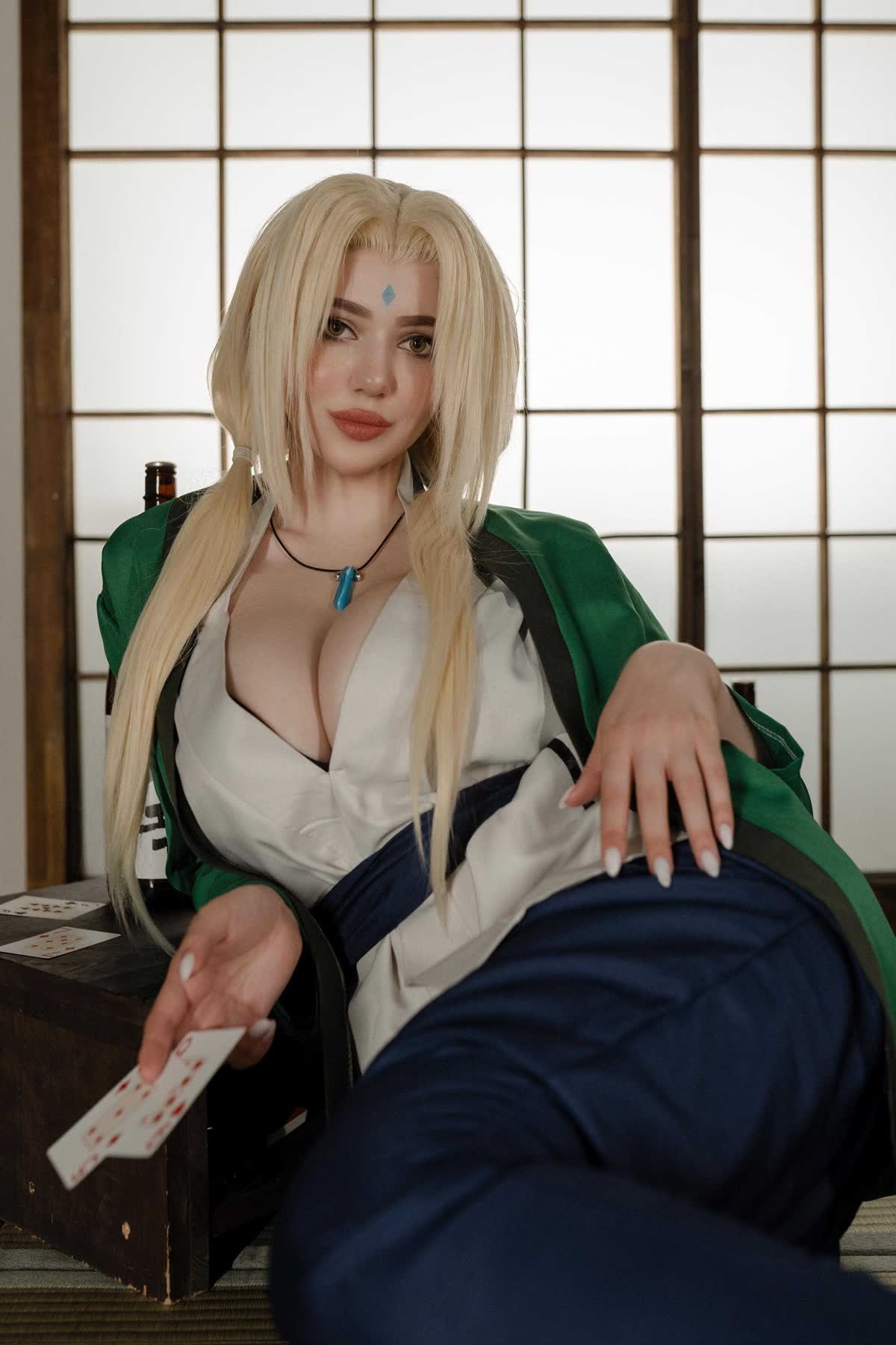 Tsunade anime cosplay high quality photo